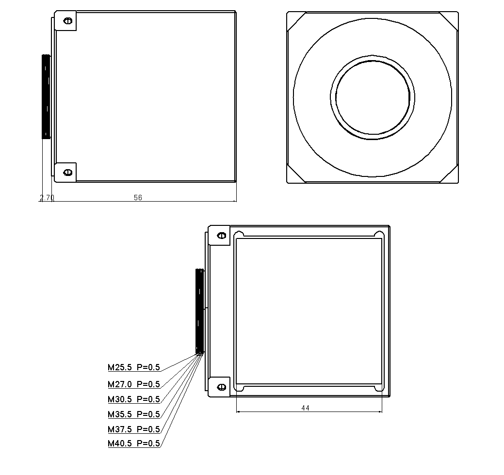 40 棱镜壳体M25.5