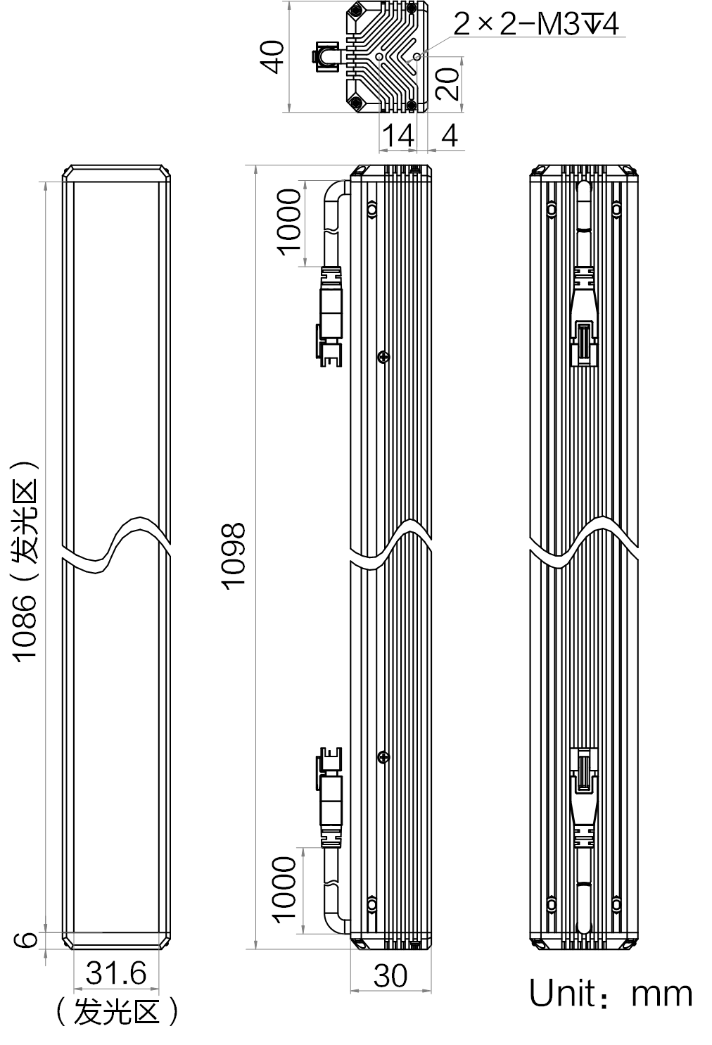 MV-LLDS-H-1200-40-UV365